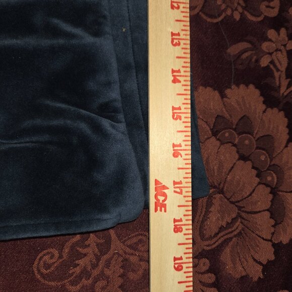 Cuddl Duds Velour Pants Large Slate Blue - Picture 5 of 6